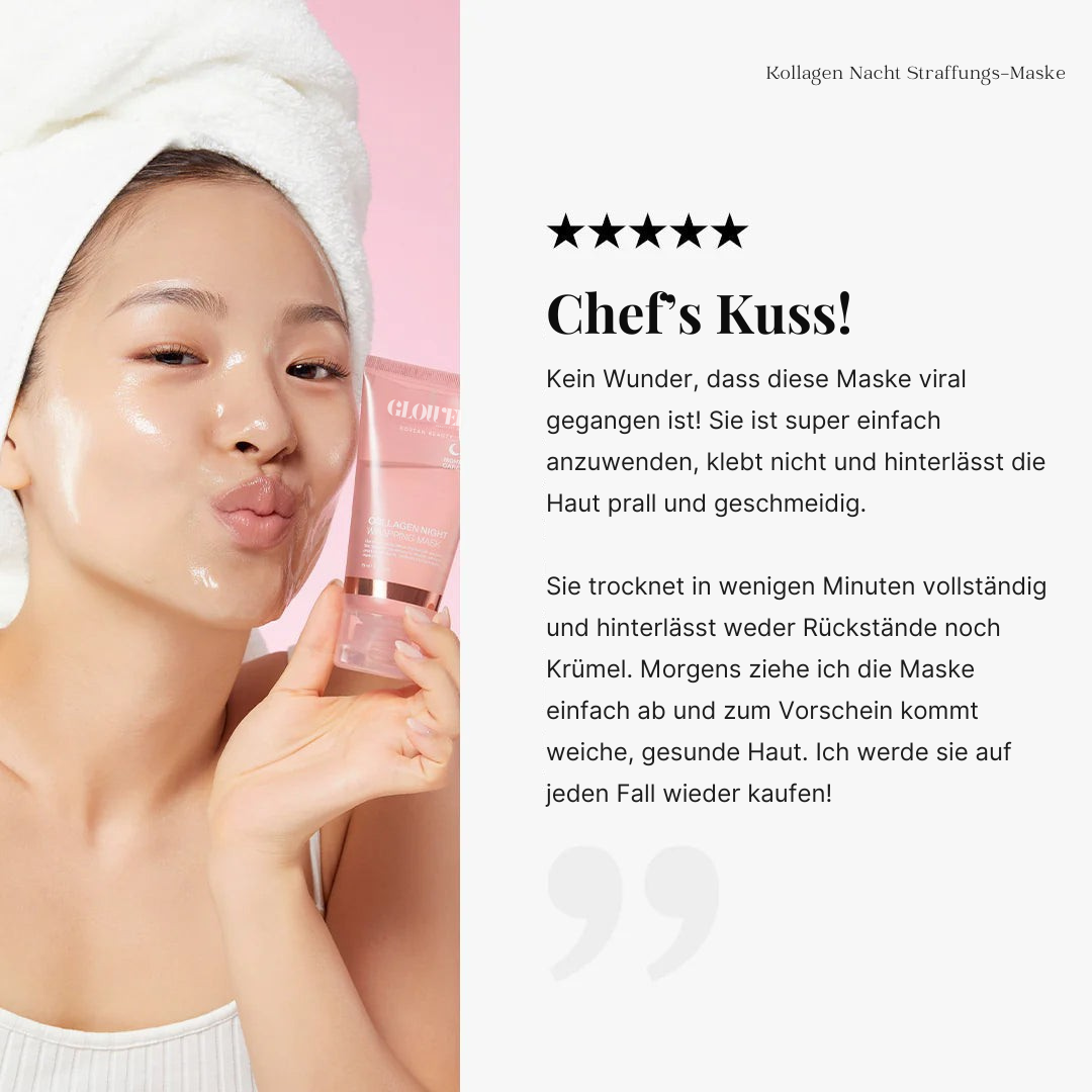 K-Beauty Kollagen Nachtmaske mit Lifting/Straffungs-Effekt