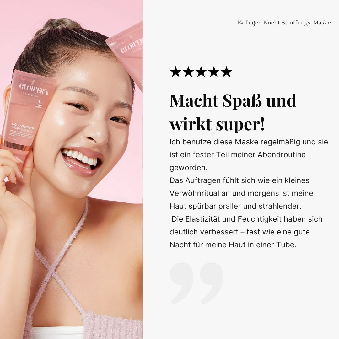 K-Beauty Kollagen Nachtmaske mit Lifting/Straffungs-Effekt
