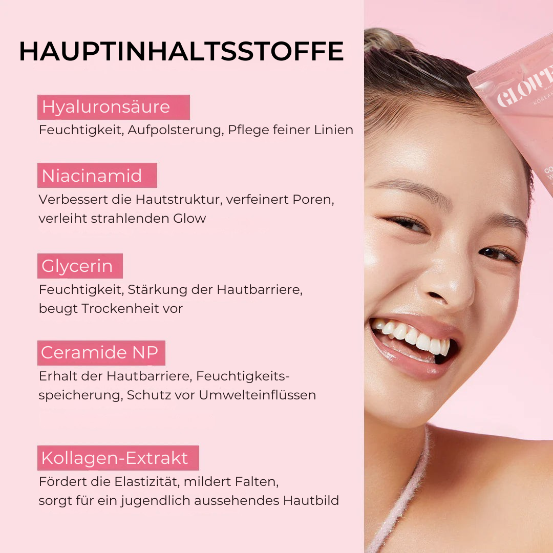 K-Beauty Kollagen Nachtmaske mit Lifting/Straffungs-Effekt
